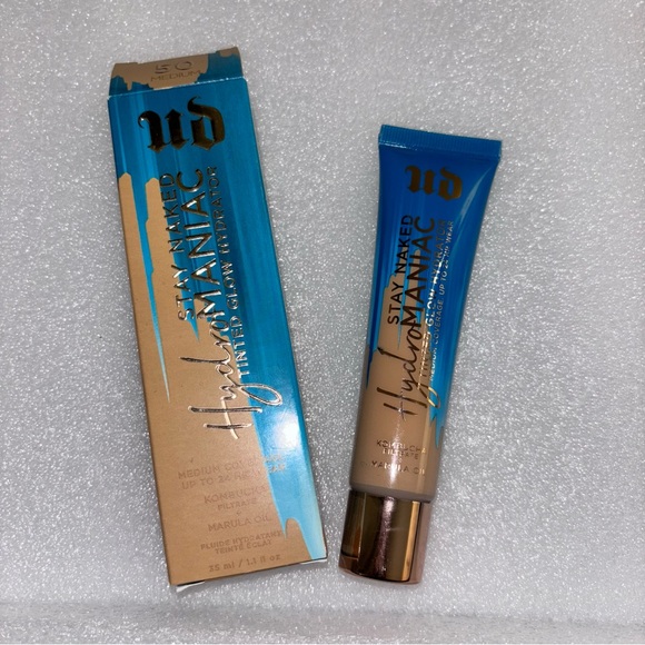 💝NIB Urban Decay Hydromaniac Tinted Glow Hydrator Foundation shade 50💝 - Picture 3 of 6